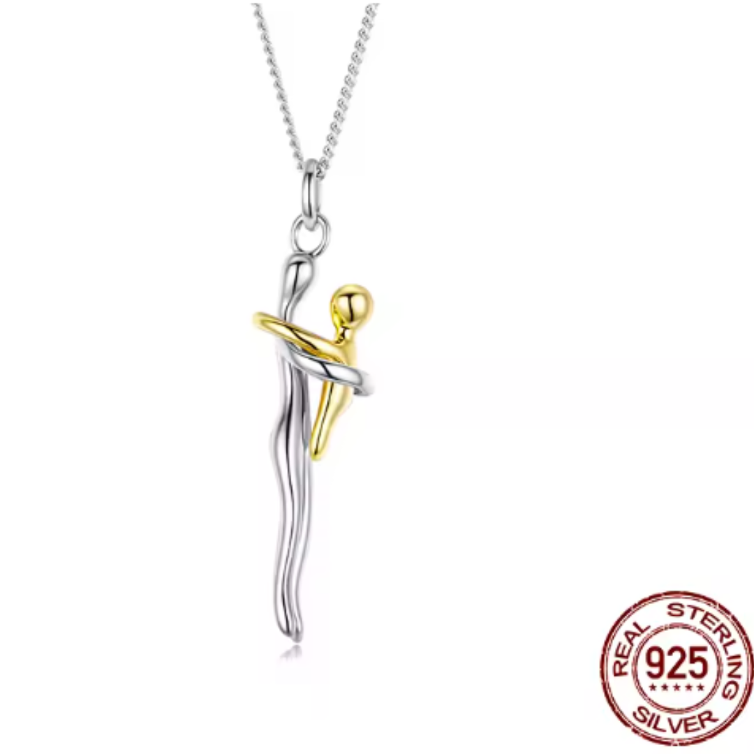 Colgante abrazo eterno