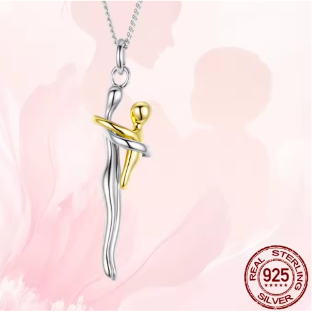 Colgante abrazo eterno