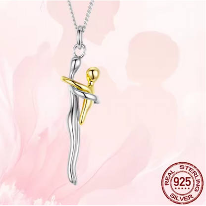 Colgante abrazo eterno